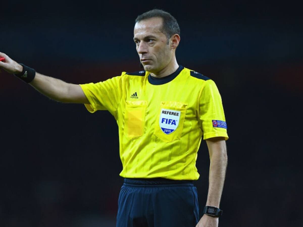 Cüneyt Çakir, encargado de arbitrar el juego definitivo Madrid Vs. Bayern