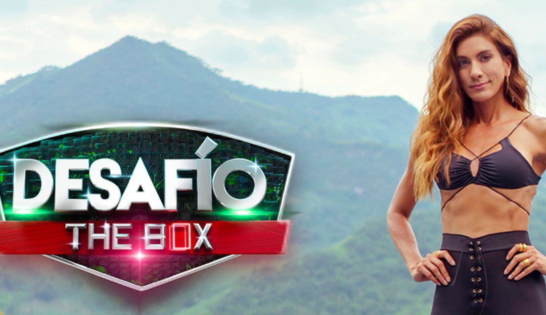Andrea Serna, presentadora del 'Desafío The Box'