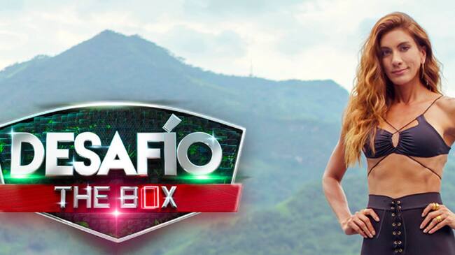 Andrea Serna, presentadora del 'Desafío The Box'