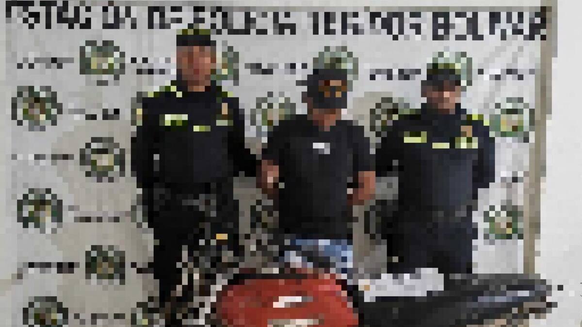 Capturado hombre con motocicleta adulterada en vía Regidor- Río Viejo, Bolívar