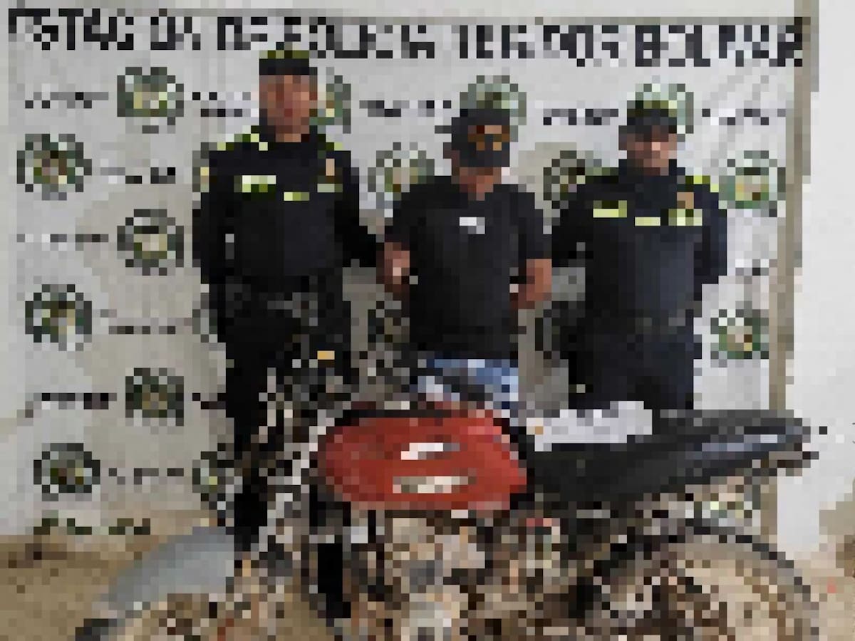 Capturado hombre con motocicleta adulterada en vía Regidor- Río Viejo, Bolívar