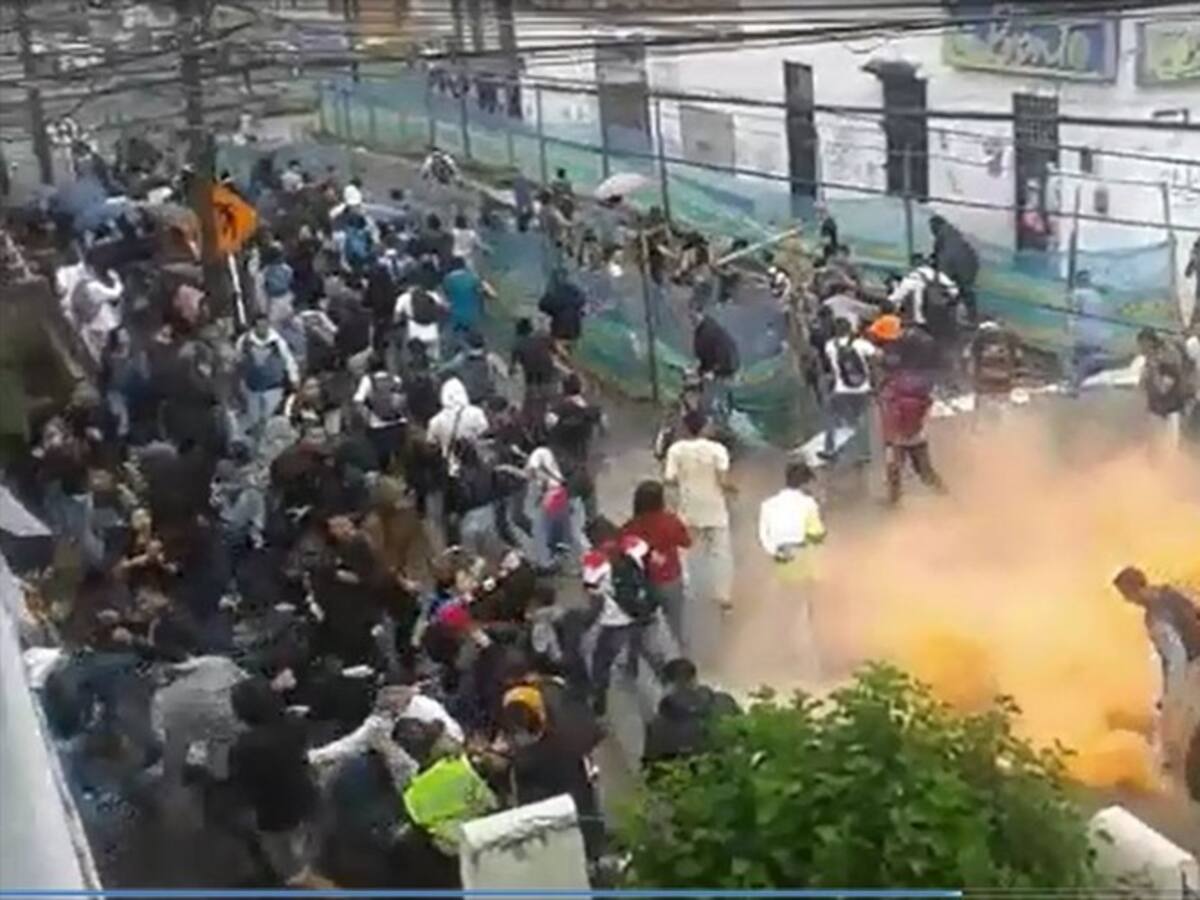 Disturbios por llegada del senador Álvaro Uribe Vélez en Popayán, Cauca