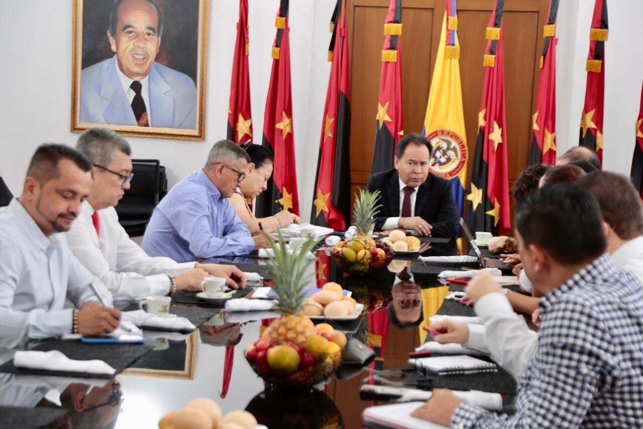 Delegación de mesa de paz con EMC de las FARC está en Norte de Santander. Foto: Gobernación de Norte de Santander.