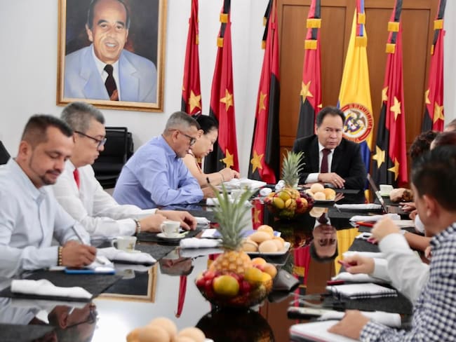 Delegación de mesa de paz con EMC de las FARC está en Norte de Santander. Foto: Gobernación de Norte de Santander.