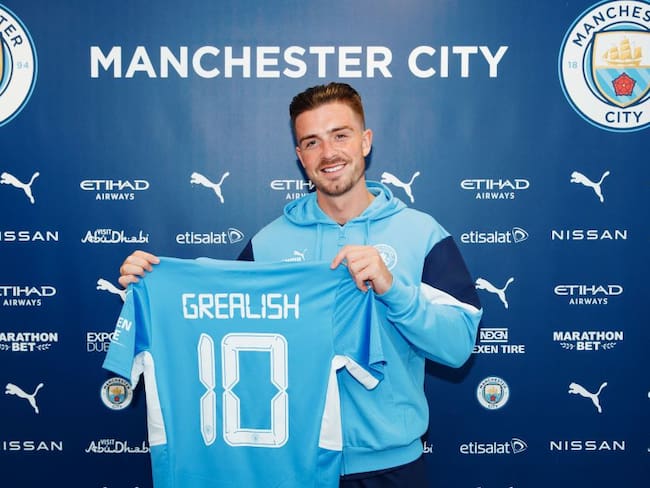 Jack Grealish, nuevo jugador del Manchester City