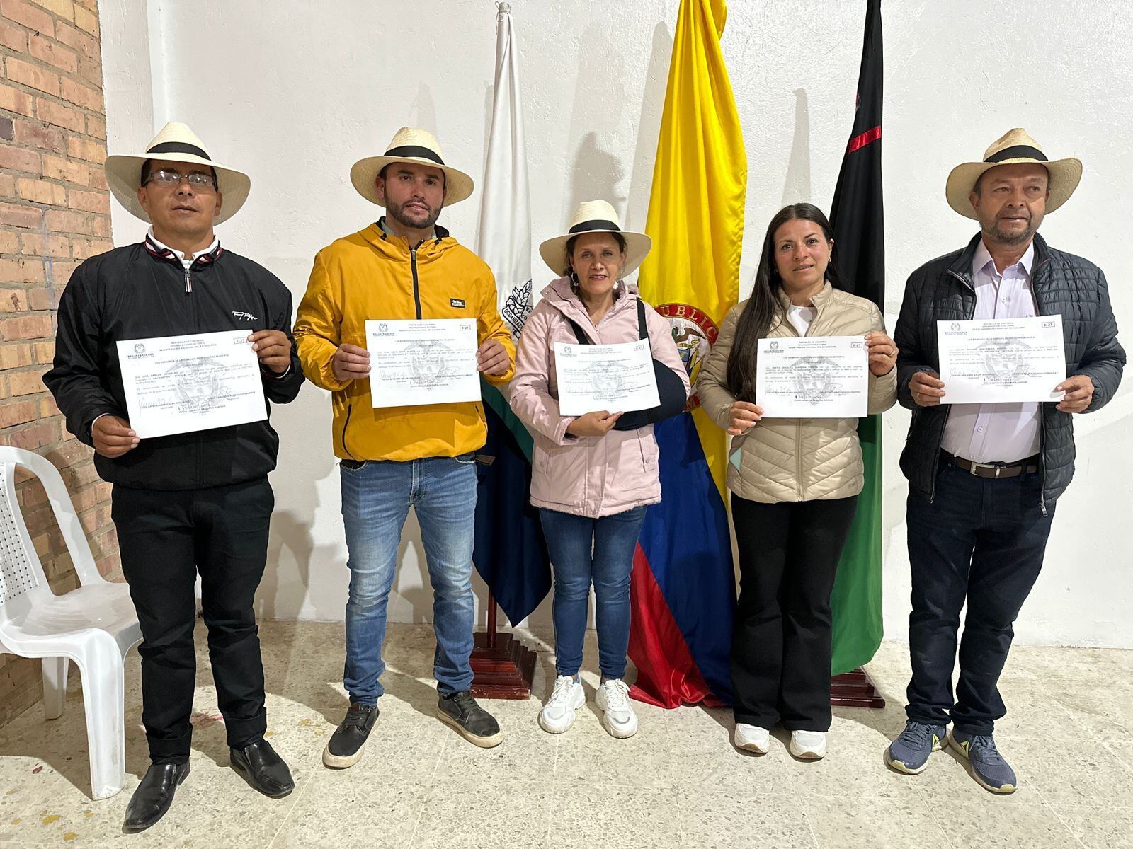 Concejales electos en Gachantivá / Cortesía: Rigistraduría Departamental de Boyacá.