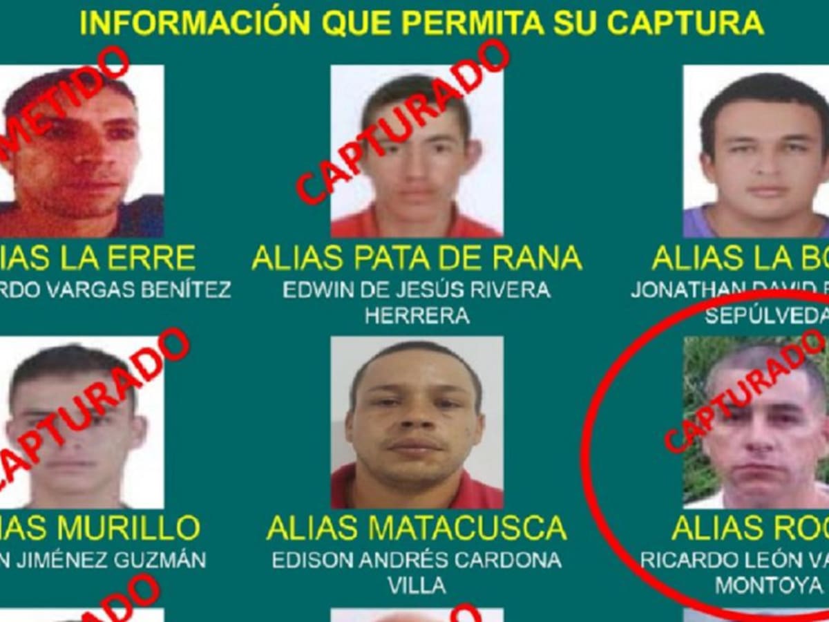Capturan a alias "Roca", uno de los más buscados del Suroeste de Antioquia