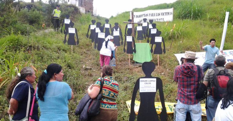 Exhumación urbana en Medellin.