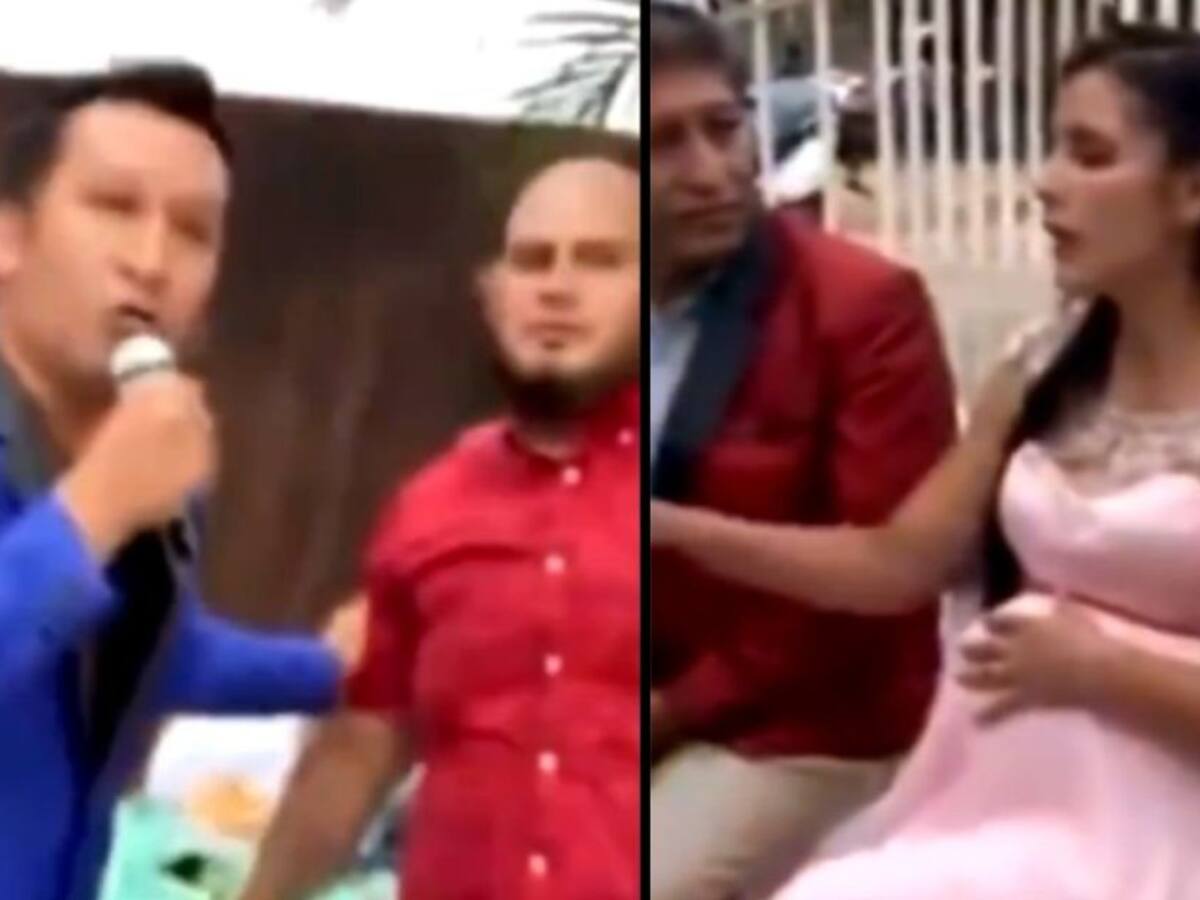 En plena fiesta le reveló a su familia que su esposa le fue infiel (VIDEO)
