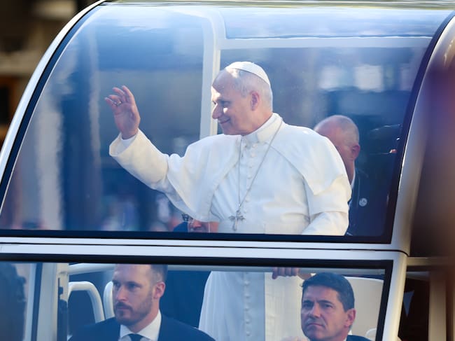 Papa León XIV en Francia. Foto: Getty Images.