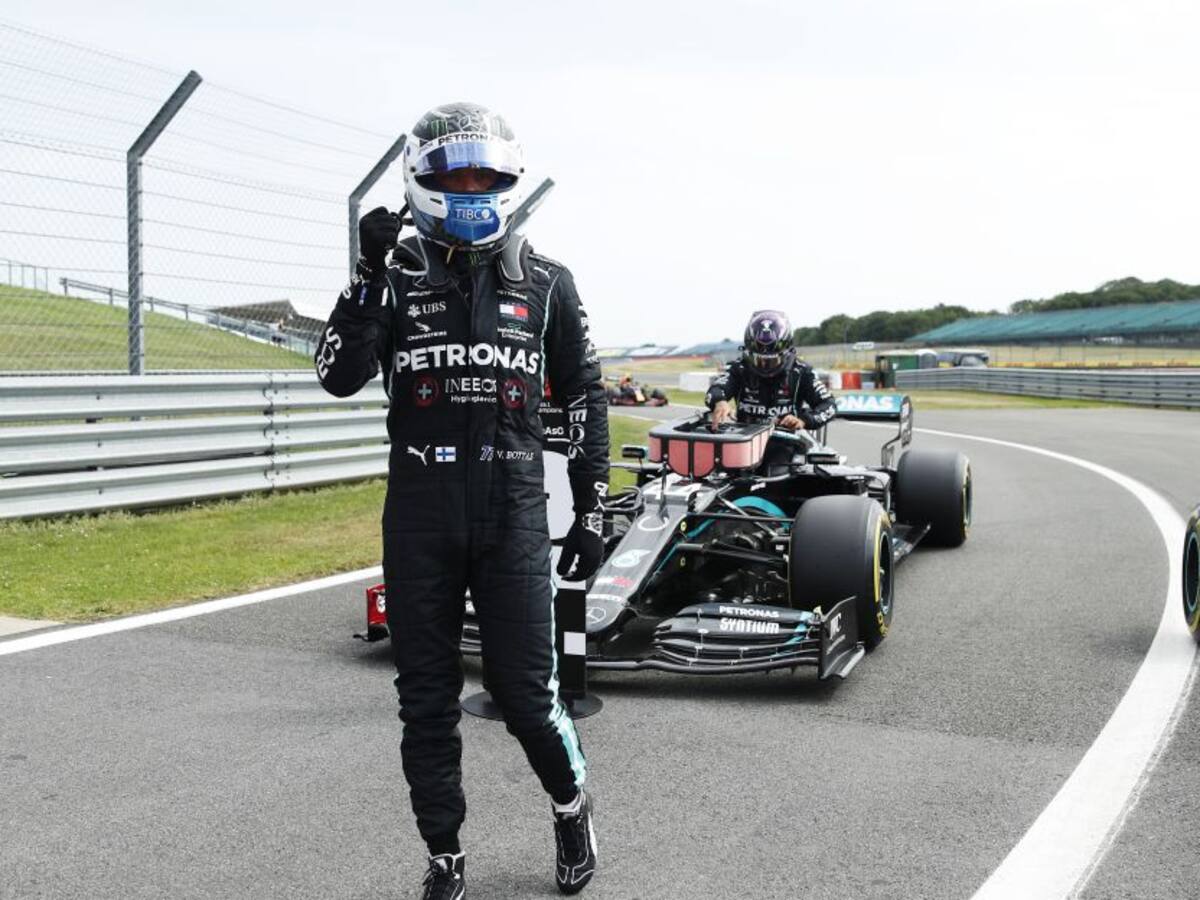 En la última vuelta, Valtteri Bottas le ganó la ‘pole position’ a Hamilton