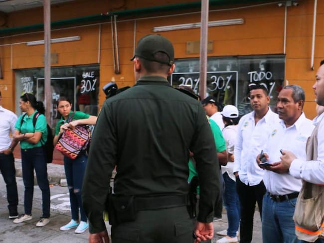 Distrito realiza controles a invasión del espacio público en Cartagena