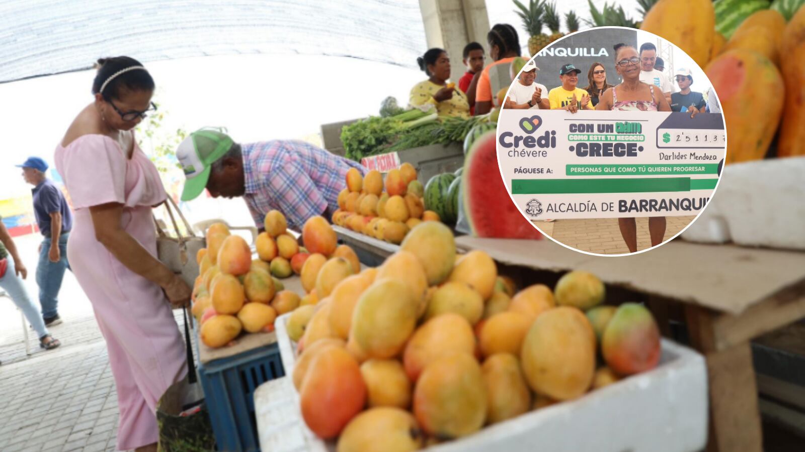 'Credichévere', la linea de créditos para comerciantes en Barranquilla./ Foto: Alcaldía de Barranquilla
