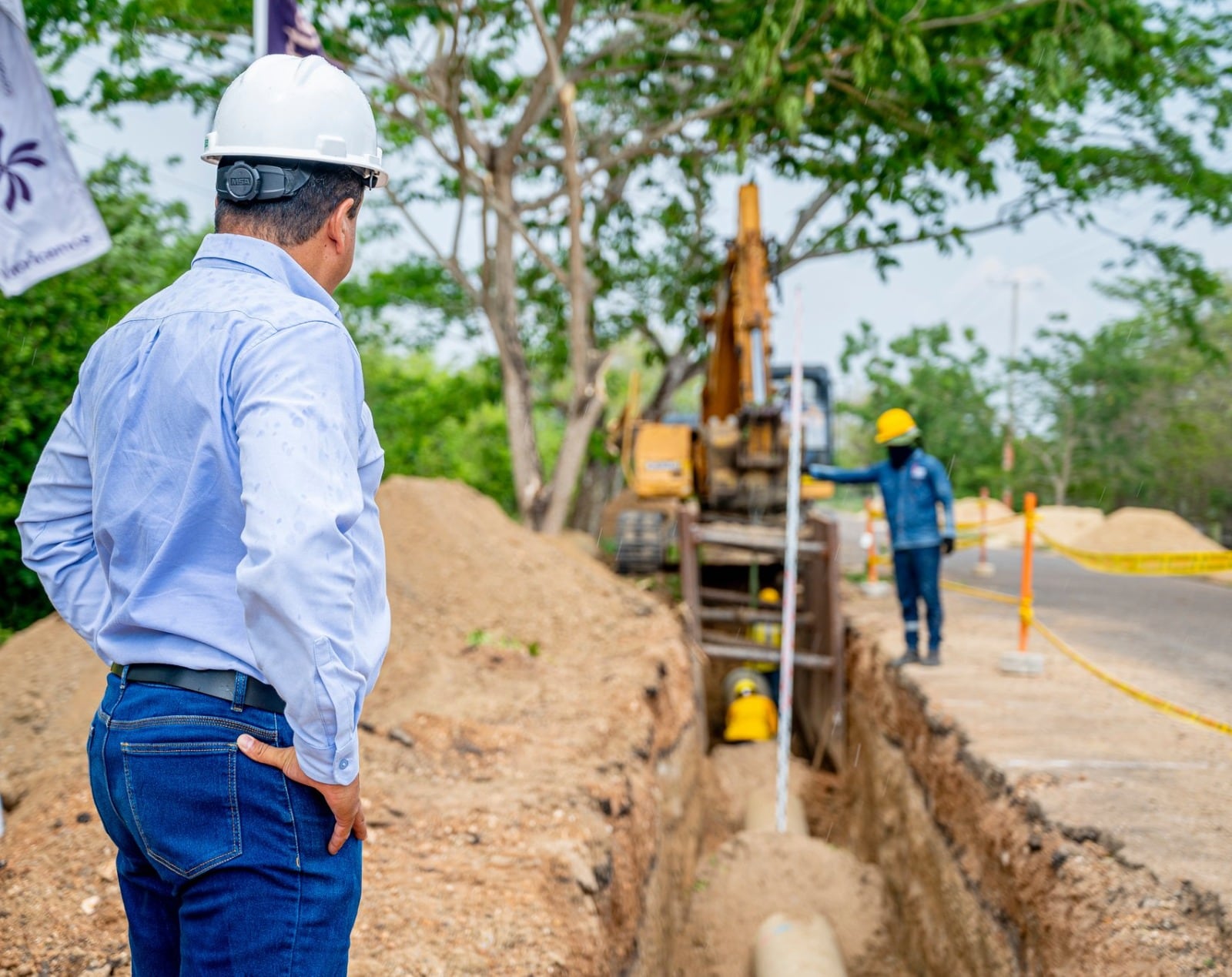 Los trabajos comenzarán el lunes. // Aguas de Cartagena