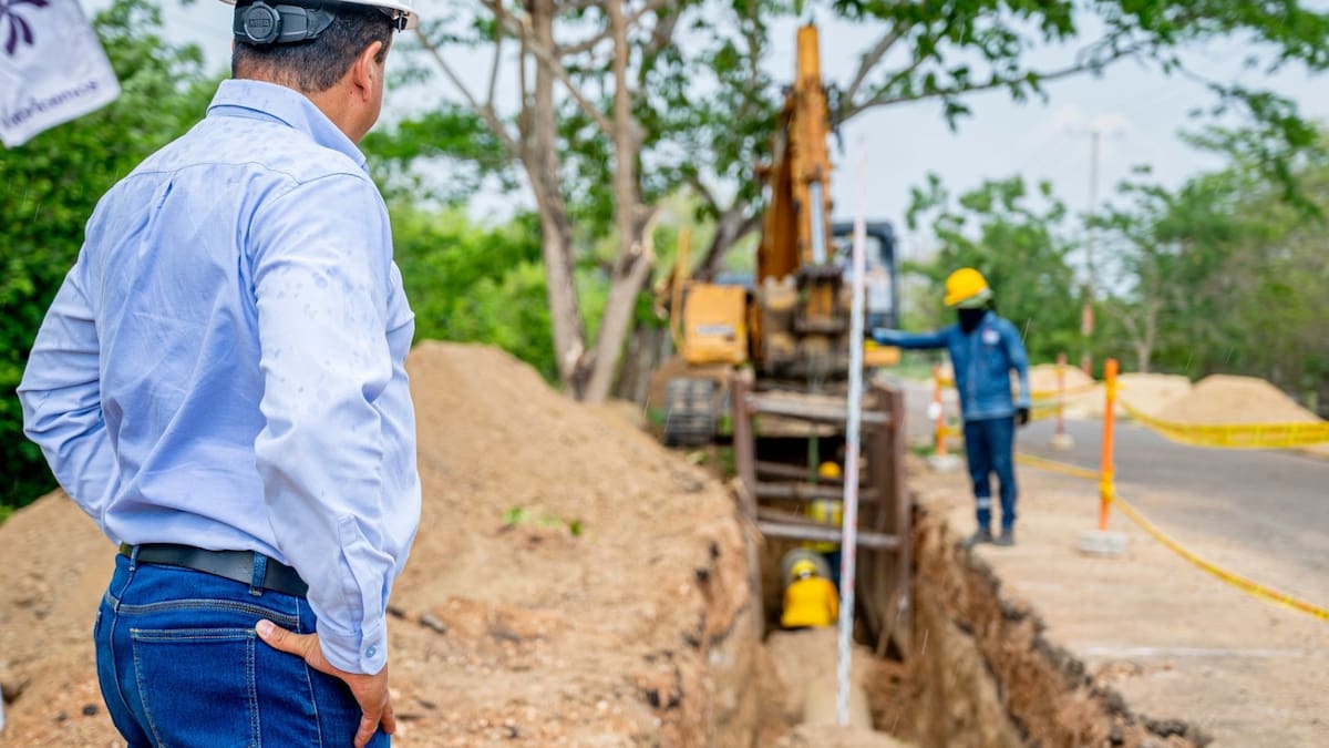 Aguas de Cartagena terminó reparación de tubería y comienza a restablecer el servicio