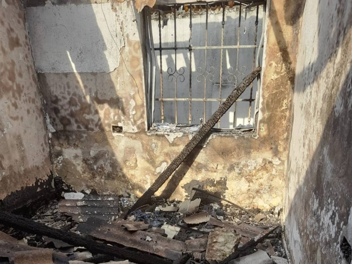 Incendio dejó daños materiales en dos apartamentos del barrio Bosquecito en Cartagena