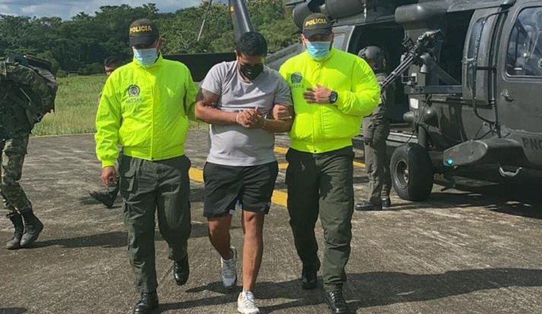 El capturado tendría una trayectoria criminal de cuatro años en ese grupo armado.