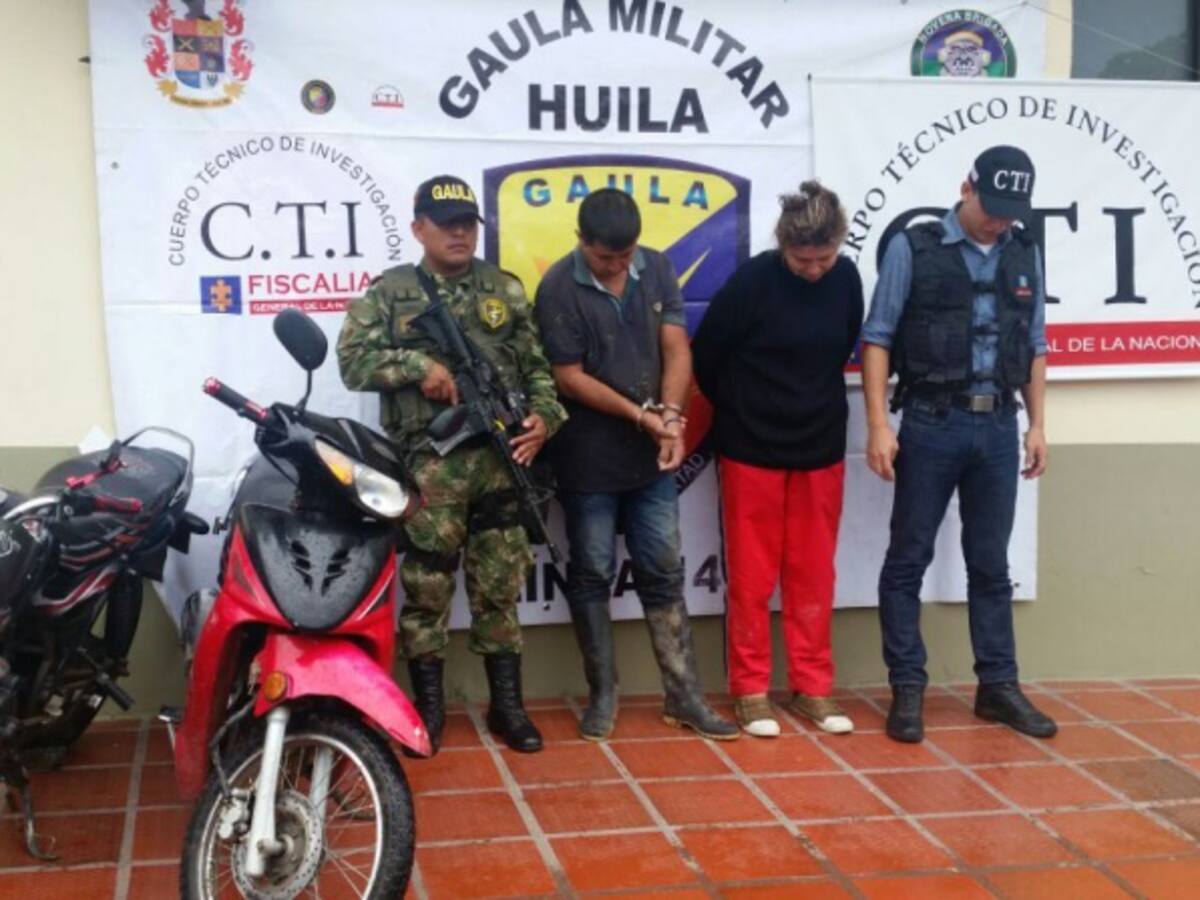 Capturan a dos presuntos extorsionistas en Neiva