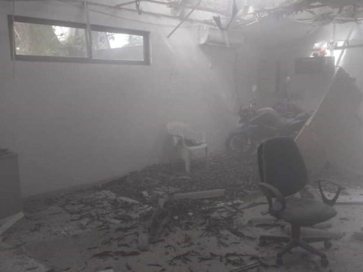 Atacan con explosivos estación de policía en Tibú zona del Catatumbo