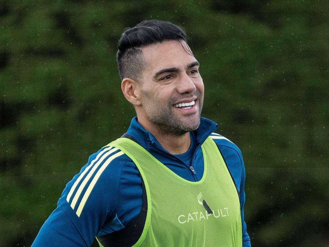 Radamel Falcao García, delantero de Millonarios / Twitter: @MillosFCOficial.
