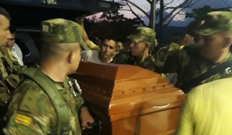 Sepelio militar tolimense asesinado en Putumayo