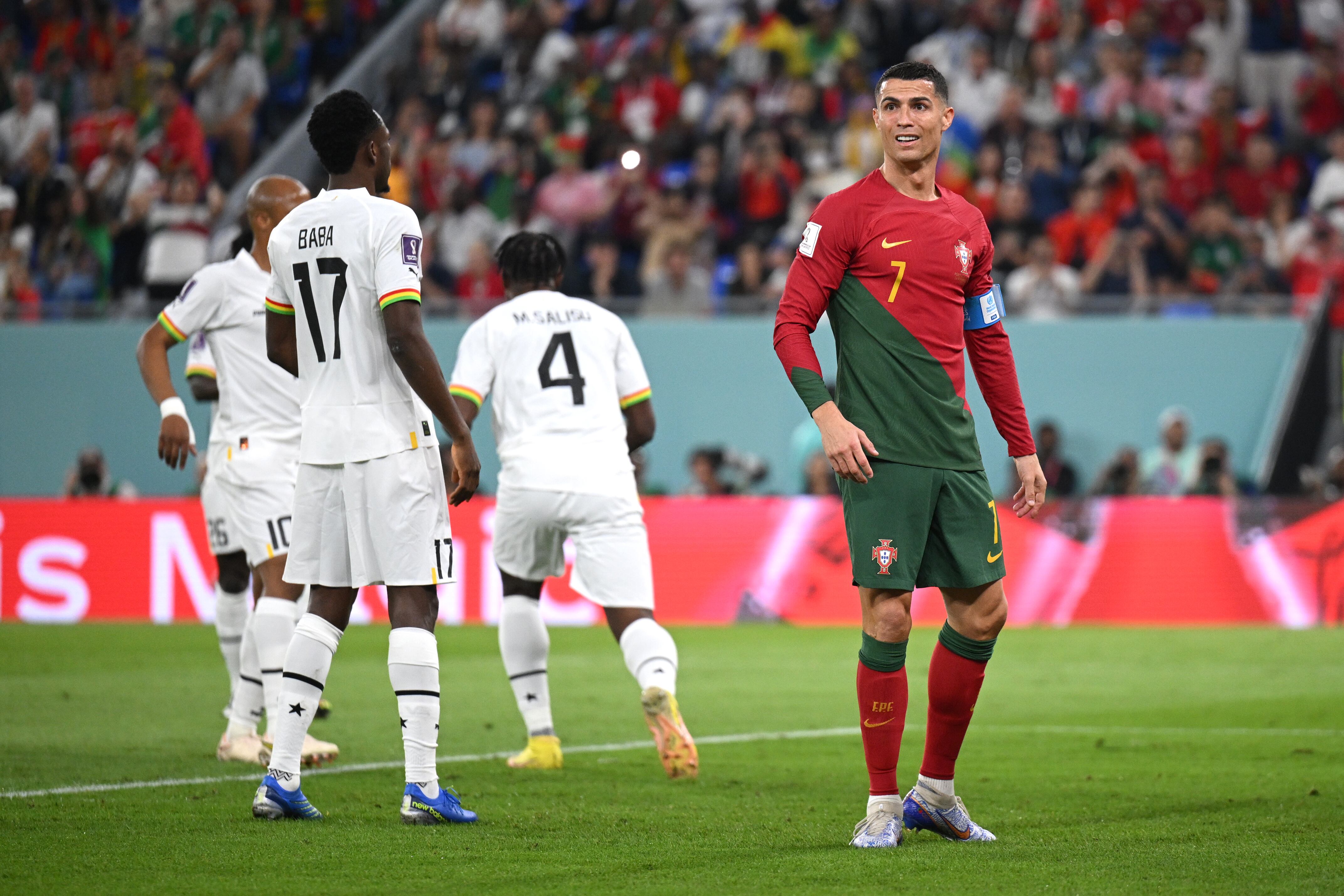 Cristiano Ronaldo durante el duelo entre Portugal y Ghana. (Photo by Matthias Hangst/Getty Images)
