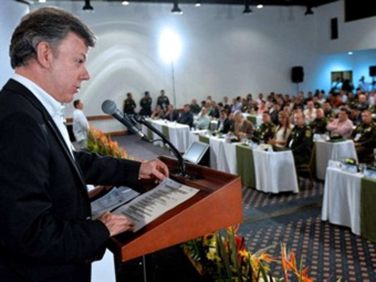 Santos inaugura la reparación administrativa para los desplazados en Antioquia