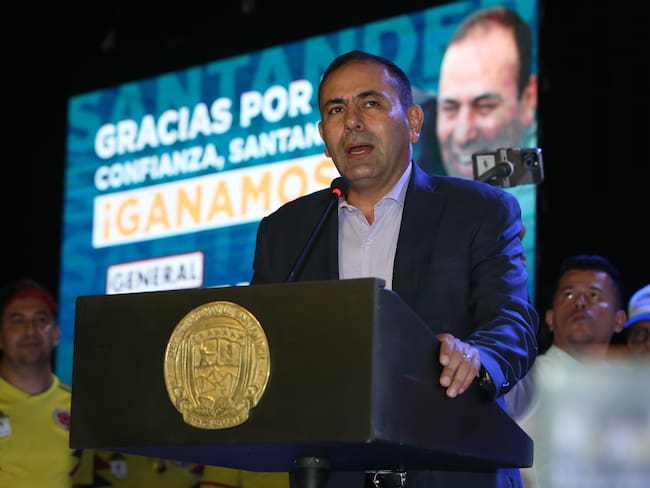 Juvenal Díaz Mateus nuevo gobernador de Santander Foto: Colprensa