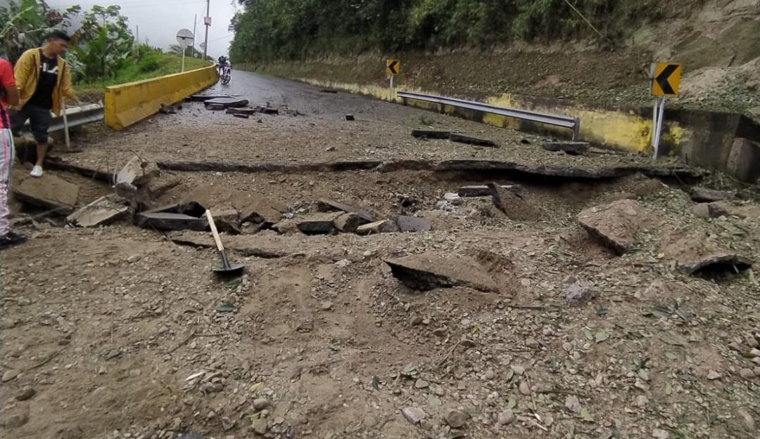Atentado con explosivos en vía Ocaña 