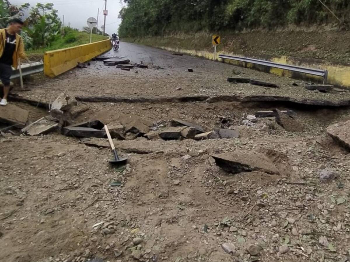 Activan artefacto explosivo en la vía entre Ocaña y Cúcuta