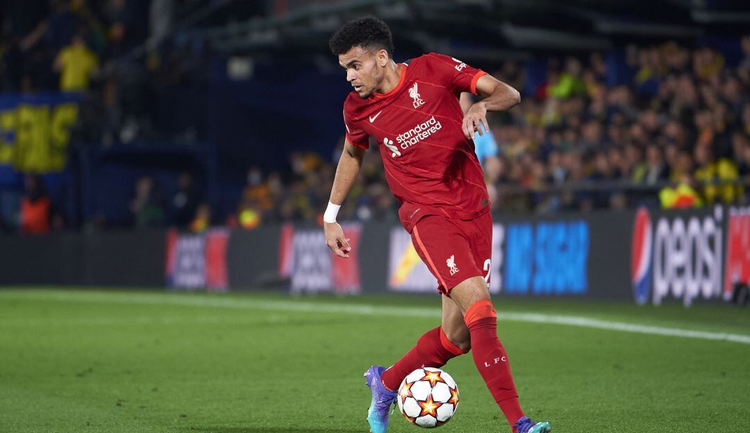Luis Díaz con el Liverpool