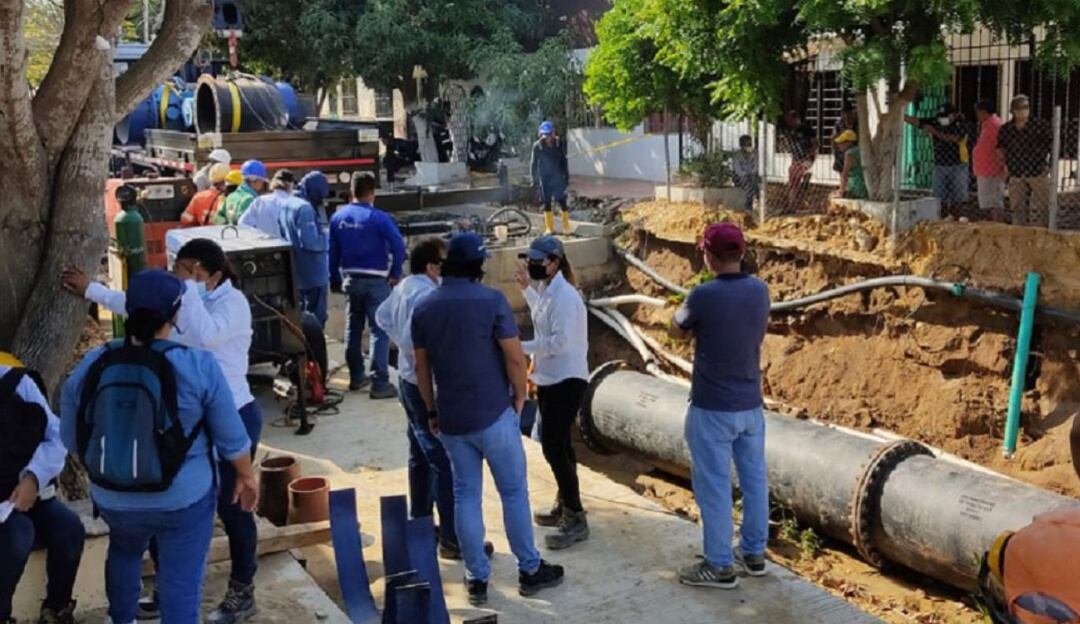 Obras en el barrio Lucero. Caracol Radio