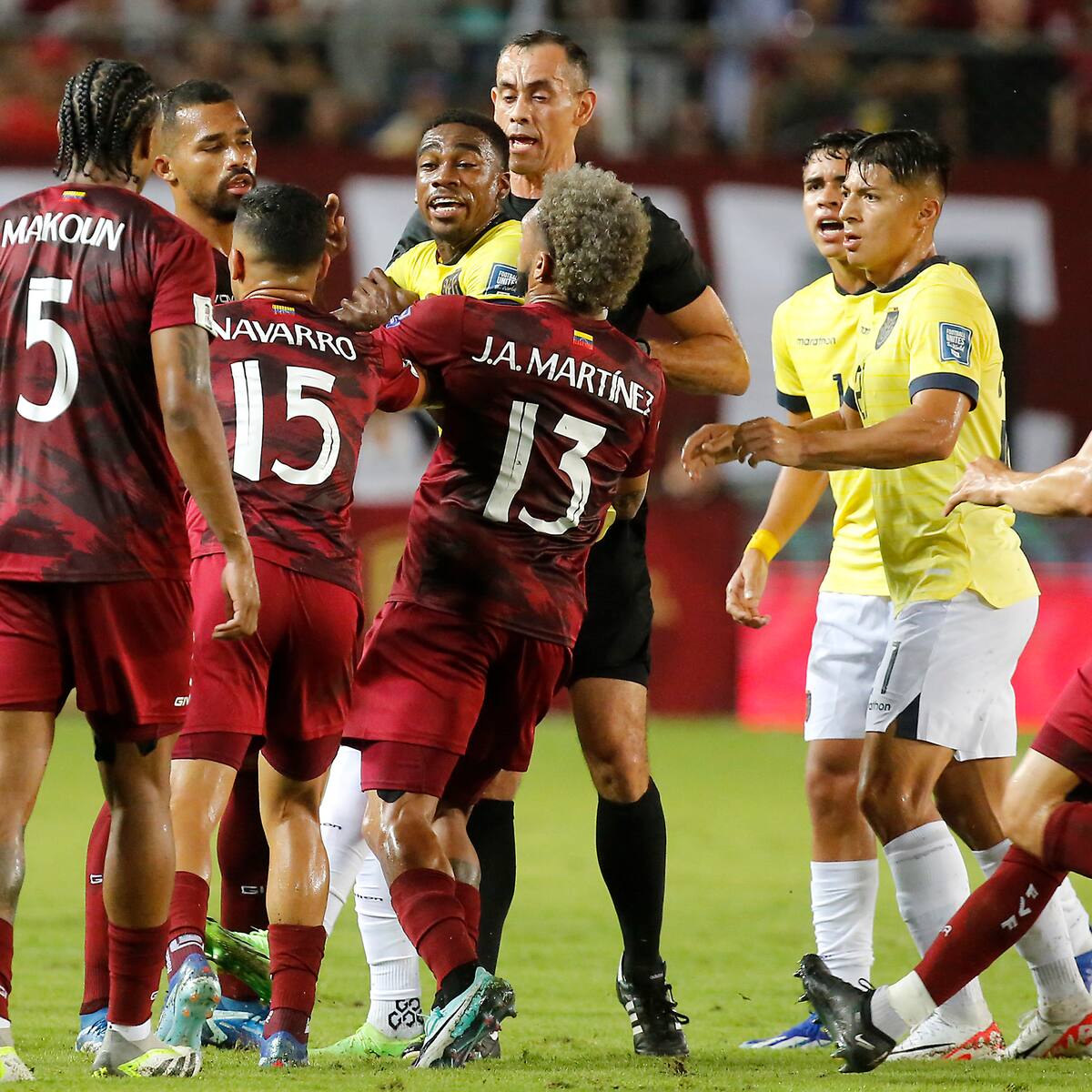 Venezuela y Ecuador juegan para Colombia en Maturín
