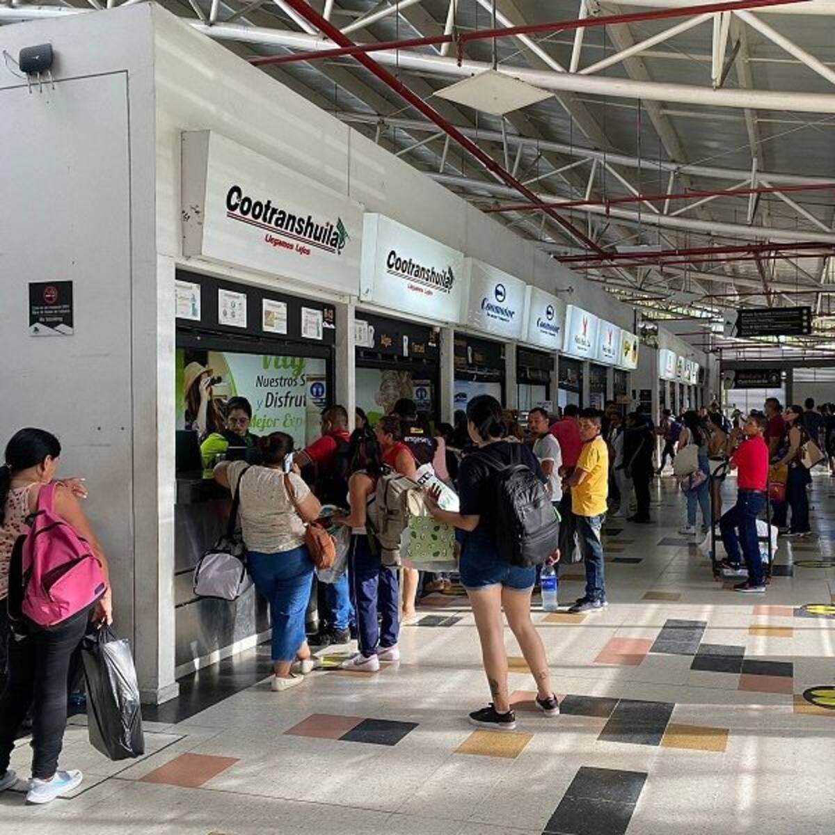 34 mil pasajeros se movilizaron por la Terminal de Transporte de Neiva