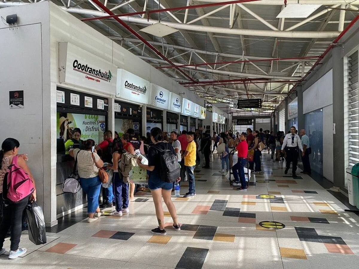 34 mil pasajeros se movilizaron por la Terminal de Transporte de Neiva