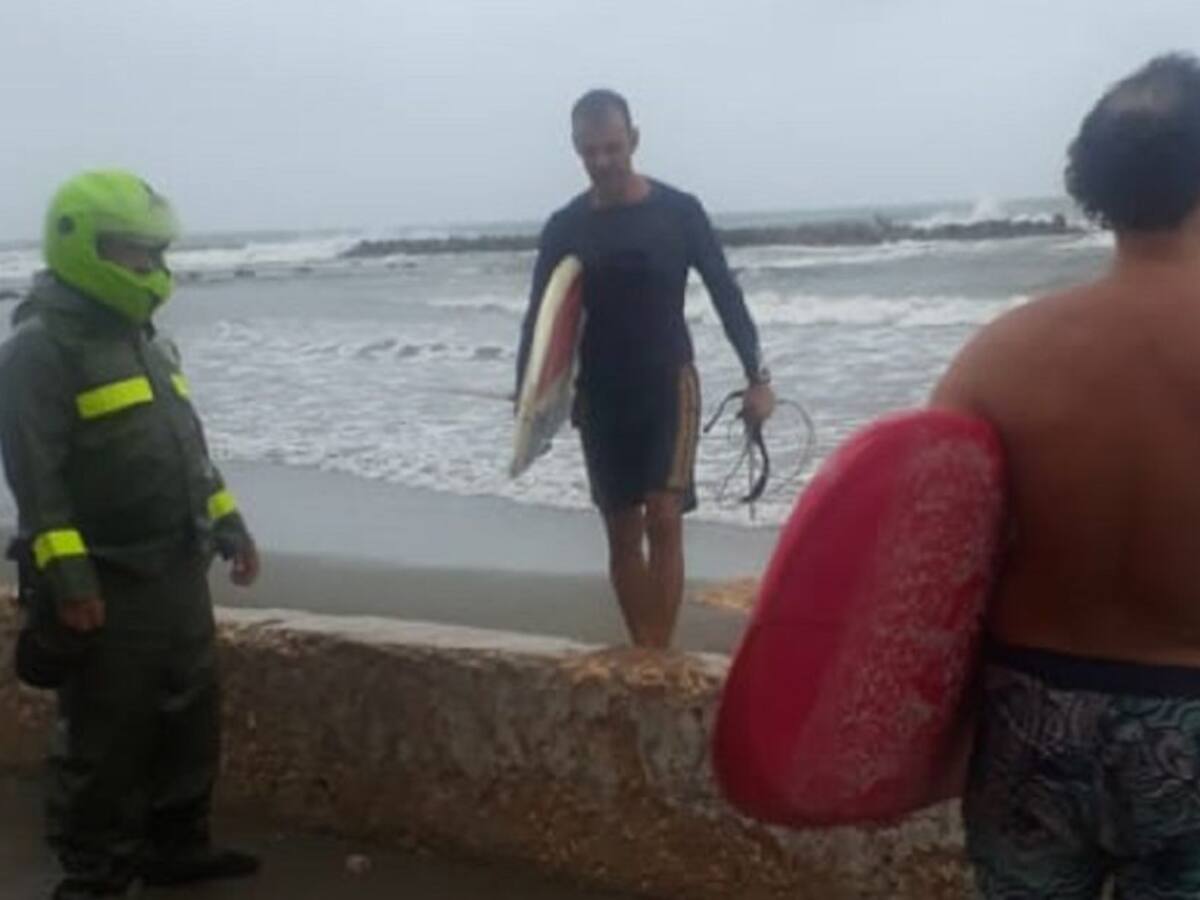 11 comparendos por violar restricción de ingreso a las playas en Cartagena