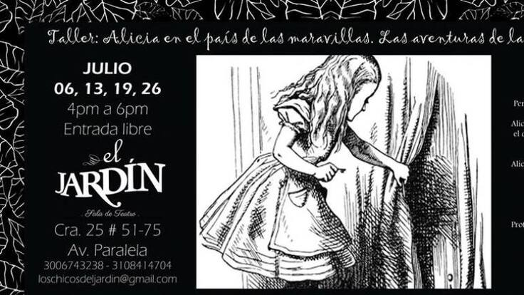 En la sala de teatro El Jardín se vivirá a Alicia en el país de las maravillas