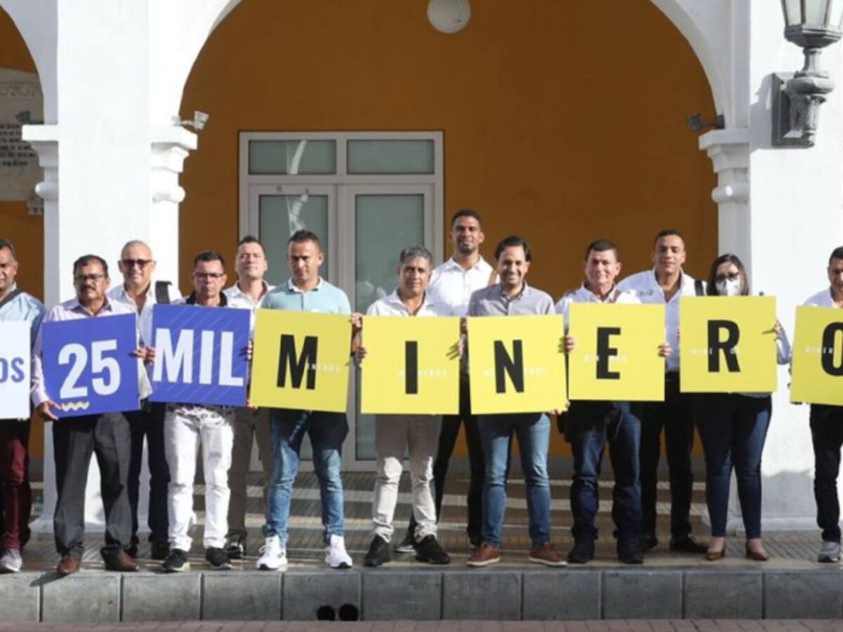 Colombia ya tiene 25 mil mineros formalizados