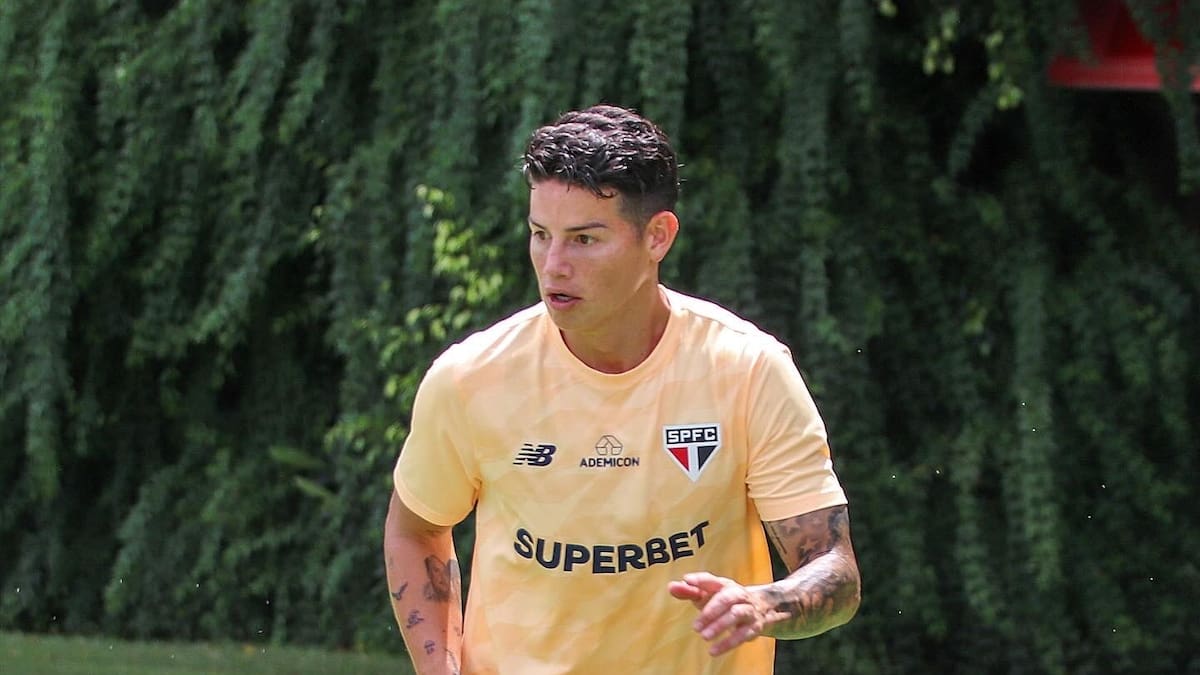 DT del Sao Paulo da indicios sobre cuándo volvería a jugar James Rodríguez