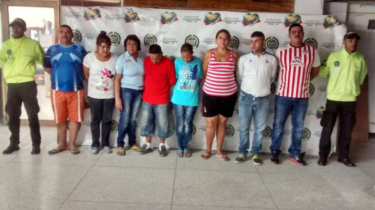 Los integrantes de la banda de "Los Guacas"