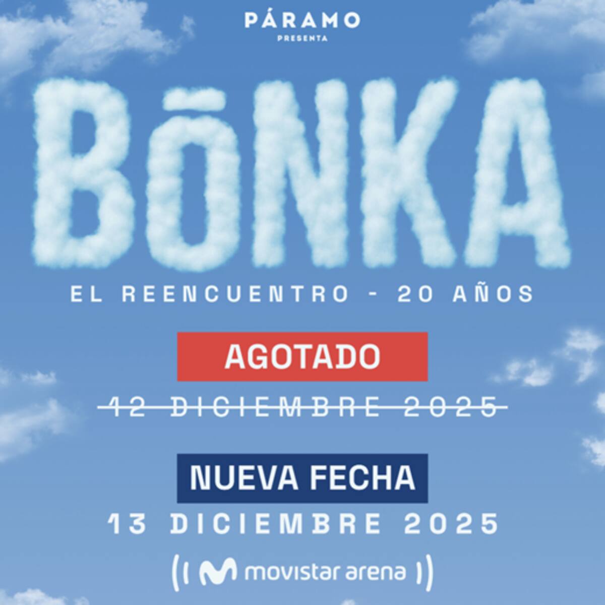 Bonka anuncia segunda fecha en Bogotá tras éxito total en el Movistar Arena