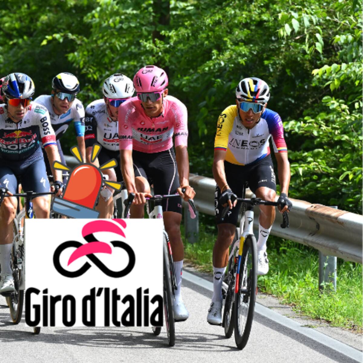 El Giro de Italia 2025 pierde a su máxima figura en la etapa 16: ¿Qué pasó?