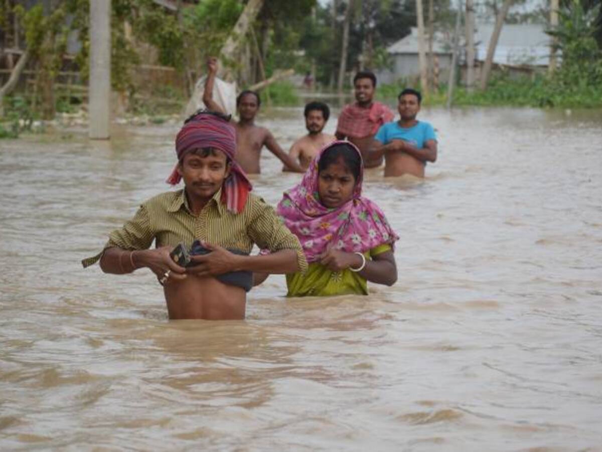Cerca de 400.000 afectados por las lluvias en el noreste de la India