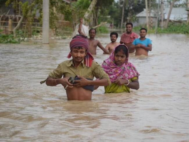 Cerca de 400.000 afectados por las lluvias en el noreste de la India