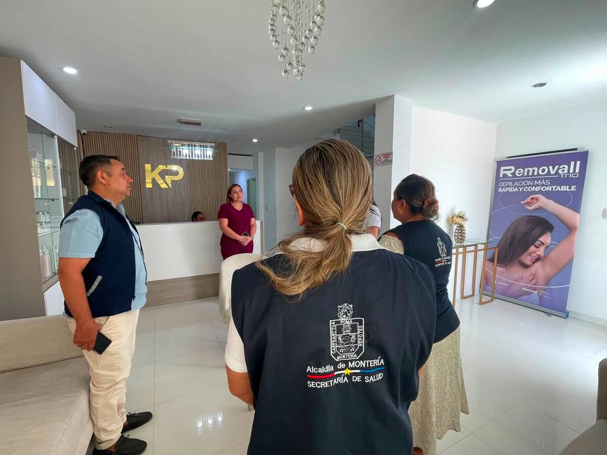 Autoridades de salud intensifican vigilancia en centros de estética de la ciudad de Montería