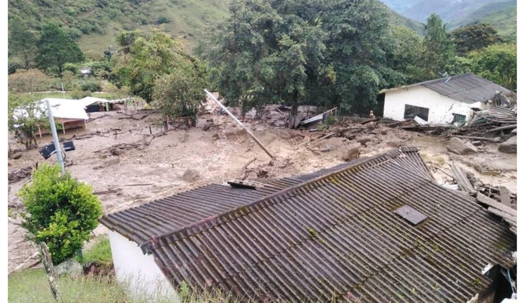 Avalancha en Labranzagrande