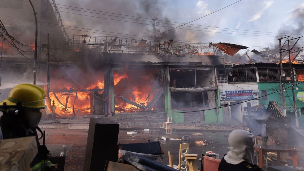 Rodrigo Carvajal, incendio calle 19 de Ibagué