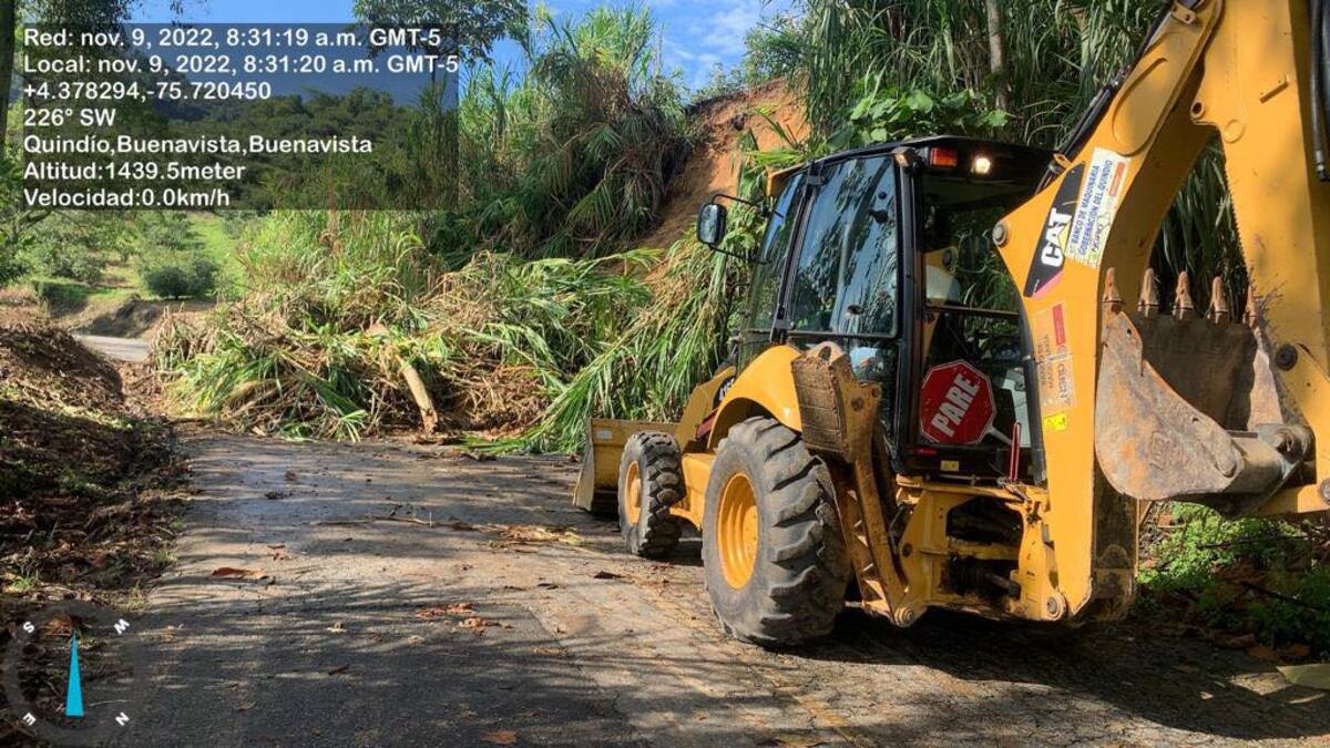 Informe derrumbes en el Quindío