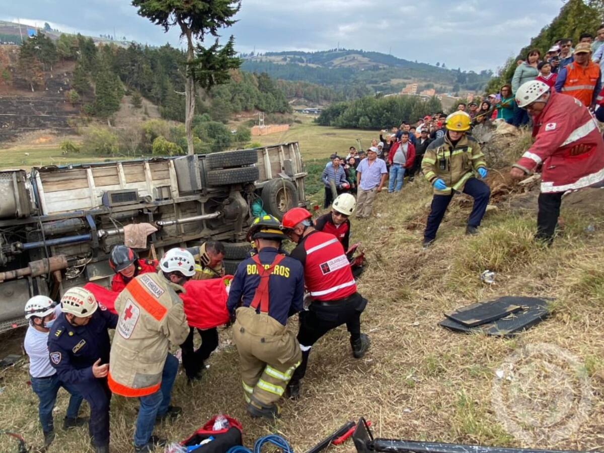 Trágico accidente de tránsito en la doble calzada de Paipa deja como resultado un muerto
