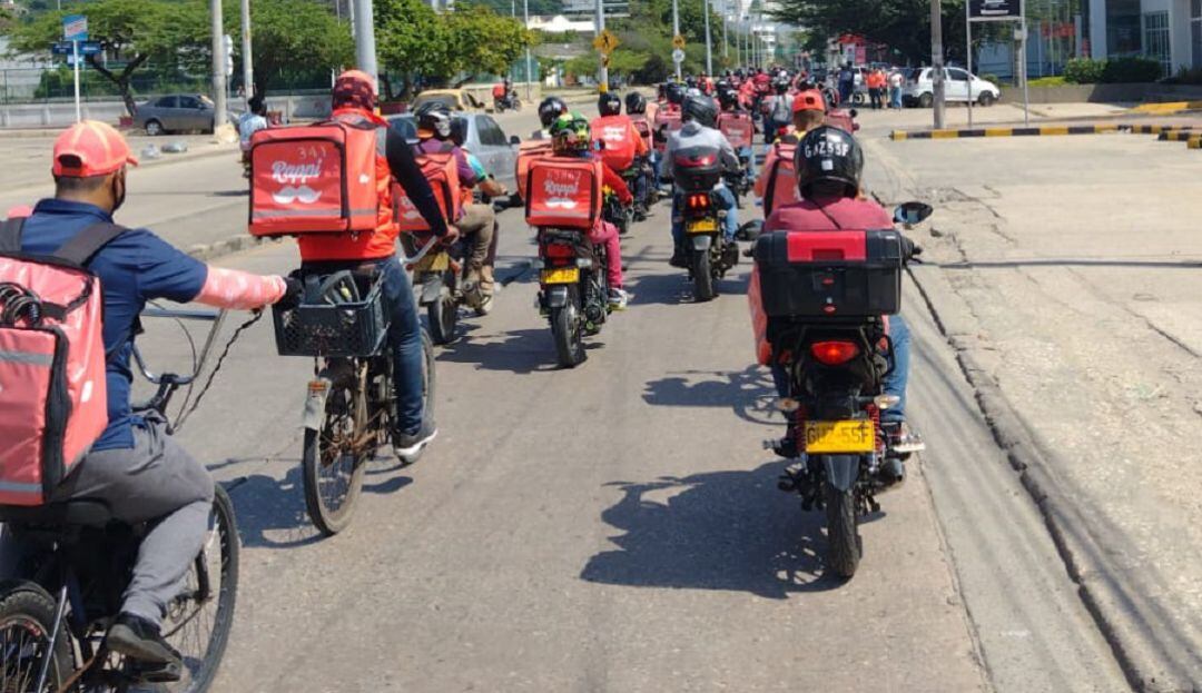 La aplicación aseguró que los domiciliarios tienen seguro de accidente que los cubre desde el momento que aceptan la orden asignada